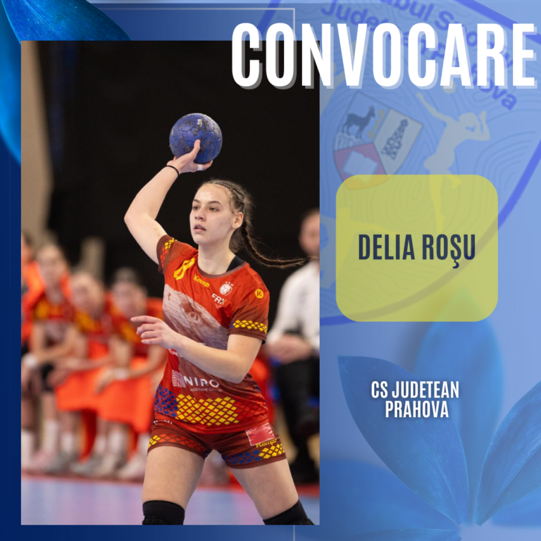 O nouă convocare la naţională pentru Delia Roşu