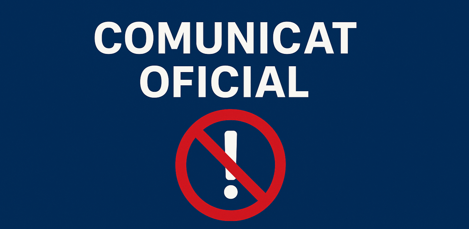 Comunicat privind compromiterea canalelor oficiale de comunicare