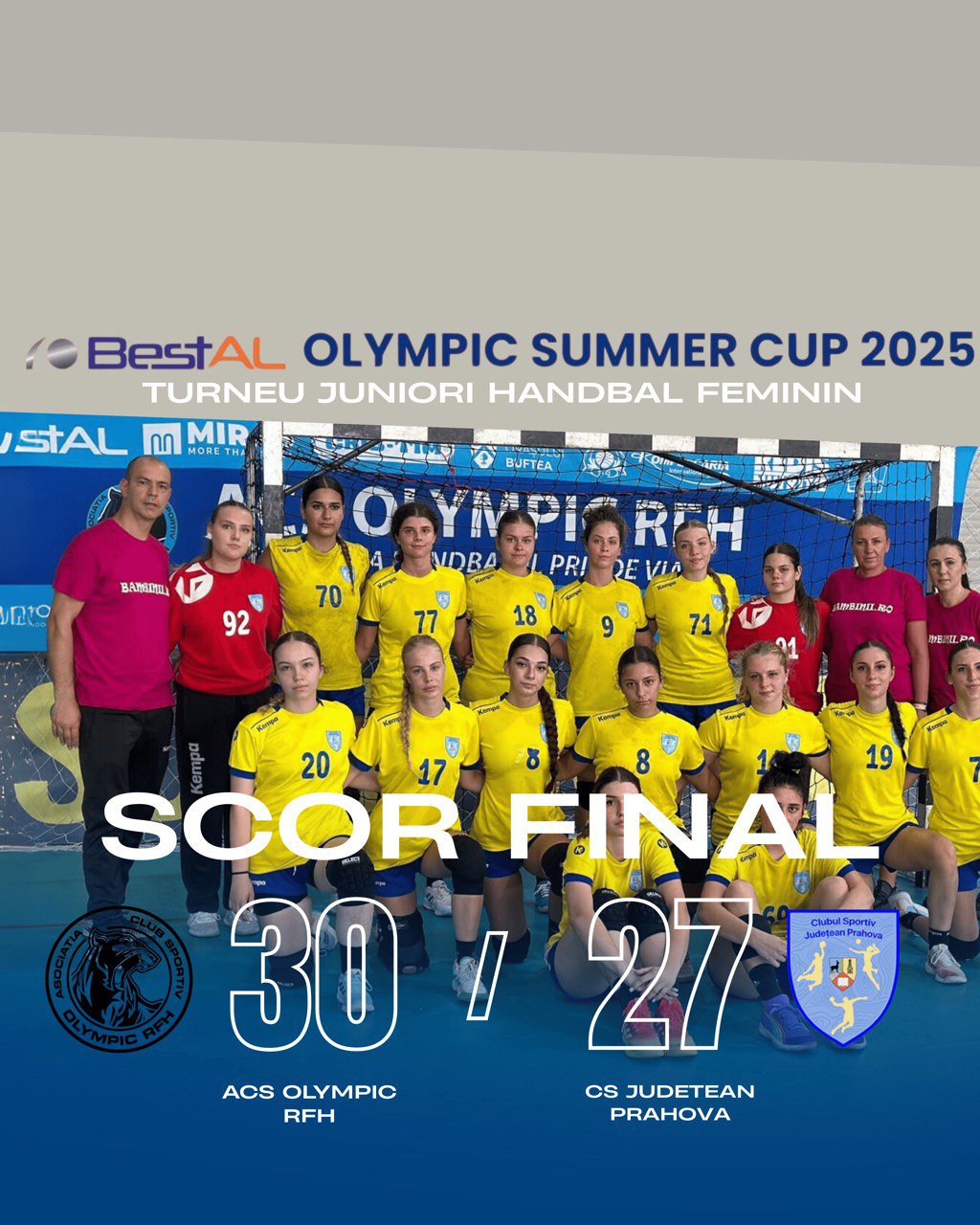 Junioarele CS Judetean Prahova – Debut la Bestal Olympic Summer Cup 2025