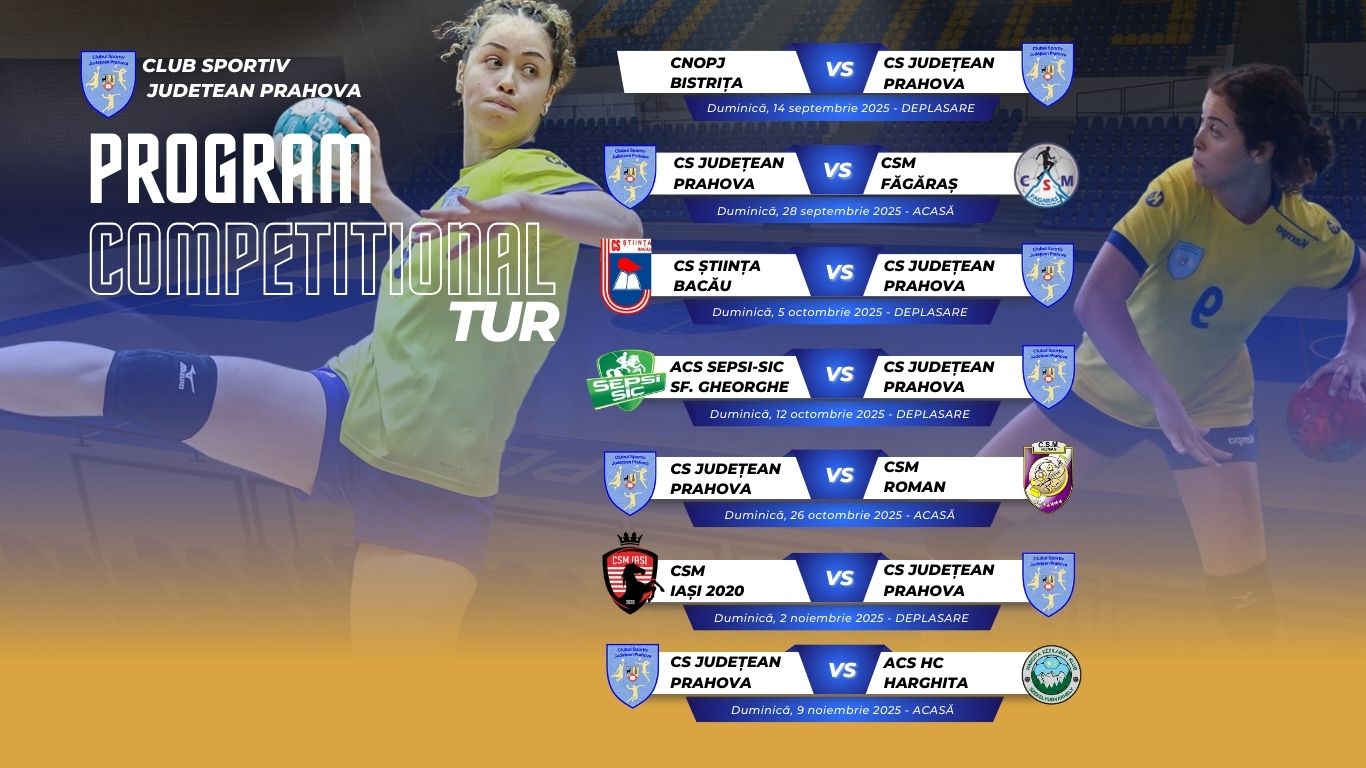 Program Competițional CS Județean Prahova: Sezon 2025/2026