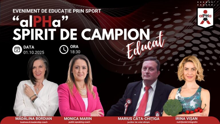 „alPHa” Spirit de Campion Educat – Educație Prin Sport