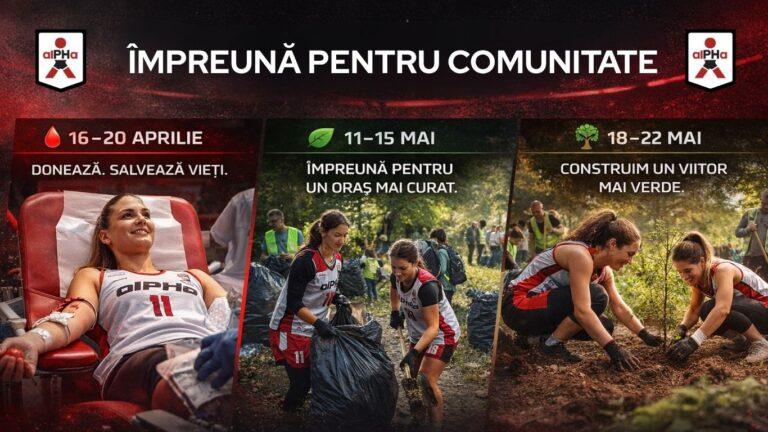 CS alPHa Prahova, dincolo de teren: implicare reală în comunitate