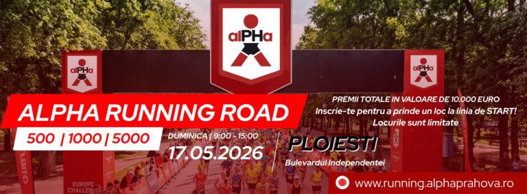 Alpha Running Road: Pregătește-te pentru marea cursă de pe Bulevardul Independenței!