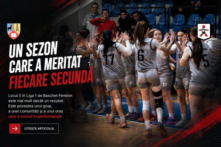alPHa Prahova încheie pe locul 5 în Liga 1 de Baschet Feminin