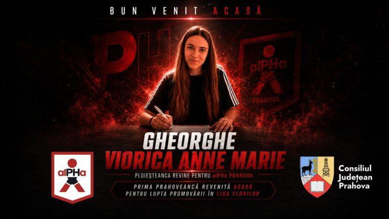Prima ploieșteancă revine acasă: Gheorghe Viorica Anne Marie a semnat cu alPHa Prahova
