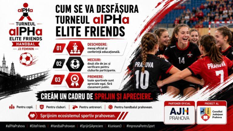 Turneul alPHa Elite Friends – un turneu care aduce handbalul prahovean împreună